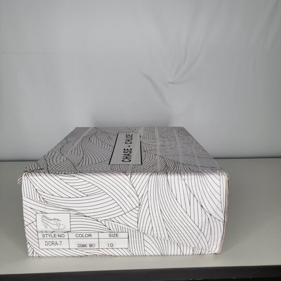 Chase & Chloe Heeled Oxford Shoes Size 10 Gray, Brown - Picture 8 of 8